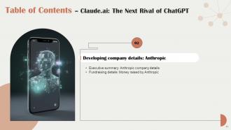 Claude AI The Next Rival Of CHATGPT Powerpoint Presentation Slides ChatGPT CD Impactful Impressive