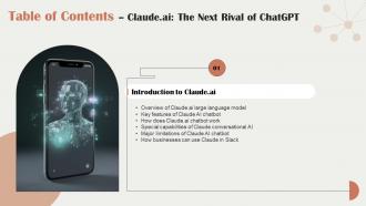 Claude Ai The Next Rival Of Chatgpt Table Of Contents Claude Ai The Next Rival Of Chatgpt ChatGPT SS
