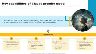 ClaudeAI A More Powerful And Intuitive Chatbot Powerpoint Presentation Slides AI CD V Customizable Impressive