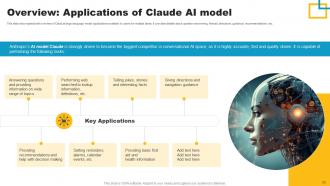 ClaudeAI A More Powerful And Intuitive Chatbot Powerpoint Presentation Slides AI CD V Professional Impressive