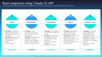 ClaudeAI The Newest AI Chatbot To Watch AI CD V Idea Slides