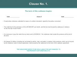 Clause no 1 amount ppt powerpoint presentation gallery background images