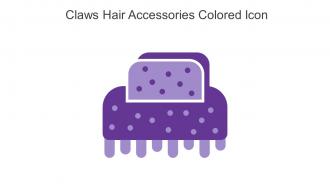 Claws Hair Accessories Colored Icon In Powerpoint Pptx Png And Editable Eps Format