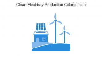 Clean Electricity Production Colored Icon In Powerpoint Pptx Png And Editable Eps Format