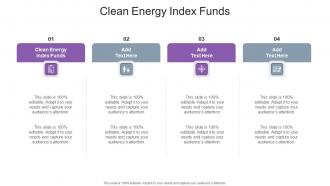 Clean Energy Index Funds In Powerpoint And Google Slides Cpb