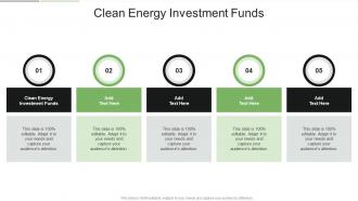 Clean Energy Investment Funds In Powerpoint And Google Slides Cpb