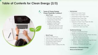 Clean Energy Powerpoint Presentation Slides