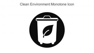 Clean Environment Monotone Icon In Powerpoint Pptx Png And Editable Eps Format