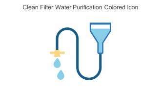 Clean Filter Water Purification Colored Icon In Powerpoint Pptx Png And Editable Eps Format