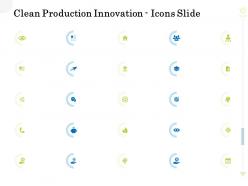 Clean Production Innovation Icons Slide Ppt Professional Show
