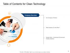 Clean technology powerpoint presentation slides