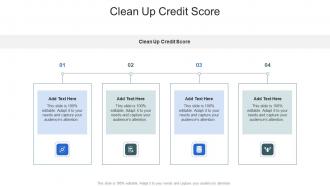 Clean Up Credit Score In Powerpoint And Google Slides Cpb