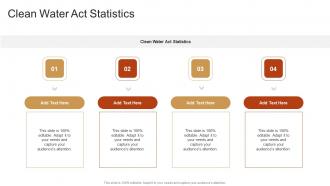 Clean Water Act Statistics In Powerpoint And Google Slides Cpb