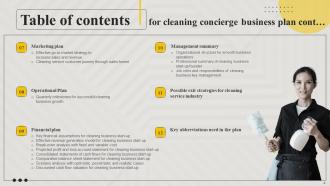 Cleaning Concierge Business Plan Powerpoint Presentation Slides Customizable