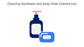 Cleaning Handwash And Soap Tools Colored Icon In Powerpoint Pptx Png And Editable Eps Format