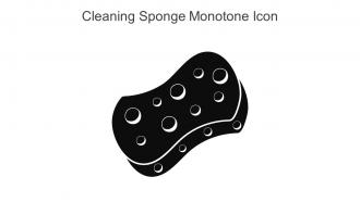 Cleaning Sponge Monotone Icon In Powerpoint Pptx Png And Editable Eps Format