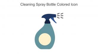 Cleaning Spray Bottle Colored Icon In Powerpoint Pptx Png And Editable Eps Format