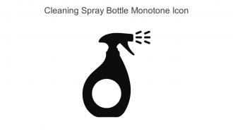 Cleaning Spray Bottle Monotone Icon In Powerpoint Pptx Png And Editable Eps Format