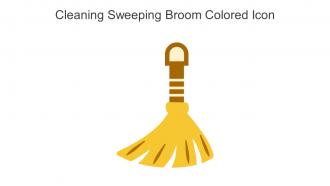 Cleaning Sweeping Broom Colored Icon In Powerpoint Pptx Png And Editable Eps Format