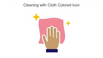 Cleaning With Cloth Colored Icon In Powerpoint Pptx Png And Editable Eps Format