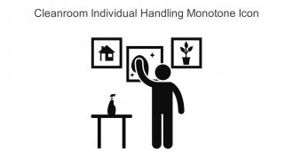 Cleanroom Individual Handling Monotone Icon Icon In Powerpoint Pptx Png And Editable Eps Format