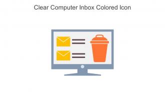 Clear Computer Inbox Colored Icon In Powerpoint Pptx Png And Editable Eps Format