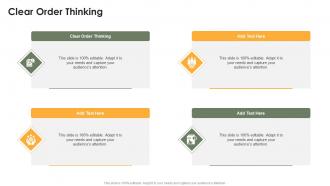 Clear Order Thinking In Powerpoint And Google Slides Cpb