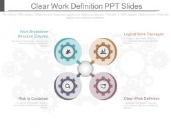 Clear work definition ppt slides