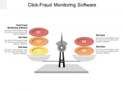 Click fraud monitoring software ppt powerpoint presentation professional guide cpb
