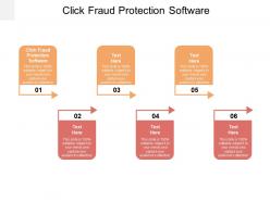 Click fraud protection software ppt powerpoint presentation outline samples cpb