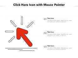 Click here icon with mouse pointer