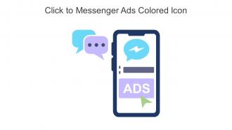 Click To Messenger Ads Colored Icon In Powerpoint Pptx Png And Editable Eps Format