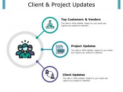 Client and project updates ppt summary