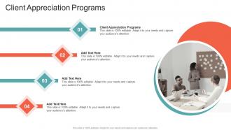Client Appreciation Programs In Powerpoint And Google Slides Cpb