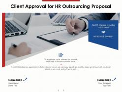 Client Approval For HR Outsourcing Proposal Ppt Powerpoint Presentation Model