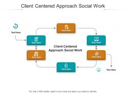 Client centered approach social work ppt powerpoint presentation inspiration backgrounds cpb