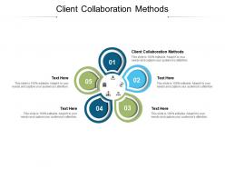 Client collaboration methods ppt powerpoint infographic template model cpb