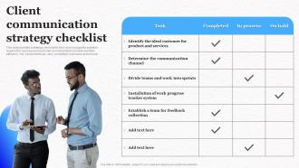 Client Communication Strategy Checklist