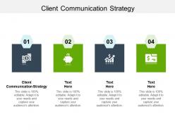 Client communication strategy ppt powerpoint presentation slides files cpb
