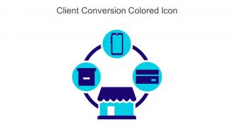 Client Conversion Colored Icon In Powerpoint Pptx Png And Editable Eps Format