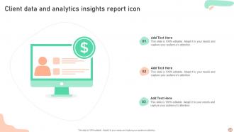 Client Data Insights And Analytics Powerpoint Ppt Template Bundles Editable Informative