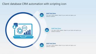 Client Database CRM Automation With Scripting Icon