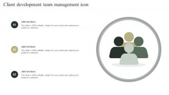Client Development Team Management Icon