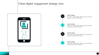 Client Digital Engagement Strategy Icon