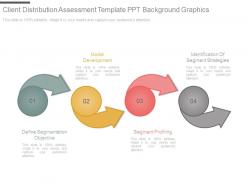 Client distribution assessment template ppt background graphics