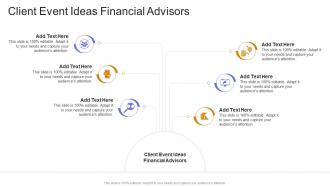 Client Event Ideas Financial Advisors In Powerpoint And Google Slides Cpb