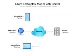 Client examples model with server