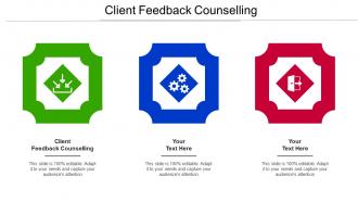 Client Feedback Counselling Ppt Powerpoint Presentation Show Example Cpb
