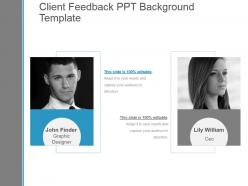 Client feedback ppt background template