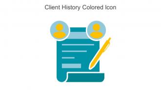 Client History Colored Icon In Powerpoint Pptx Png And Editable Eps Format
